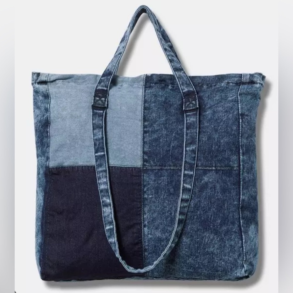 Torrid-Denim Patchwork Tote Bag-NWT